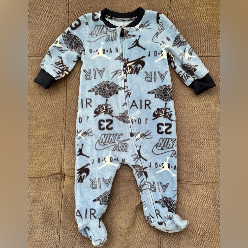 Jordan Blue Soft Baby Onesie
